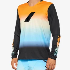Uomo 100percent Maglie*agia aniche unghe 100% R-Core X E - Arancio azzurro