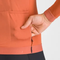Uomo Sportful Maglie*agia aniche unghe rk - Arancio