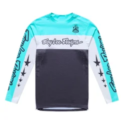 Uomo Troy Lee Designs Maglie*agia aniche unghe Yo oto - azzurro
