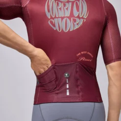 Uomo Pissei Maglie*agia Thunder - Bordeaux