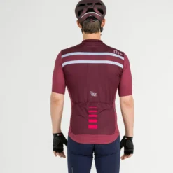 Uomo Zerorh Maglie*agia Rh+ Pacer - Bordeaux