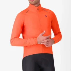 Uomo Castelli Giacche*anteina Eergency 3 Rain - Arancio