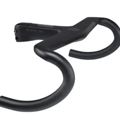Manubrio integrato Black Inc Carbon 420mm Piega Aero - Nero