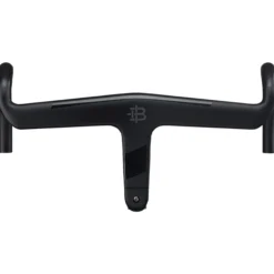 Manubrio integrato Black Inc Carbon 420mm Piega Aero - Nero