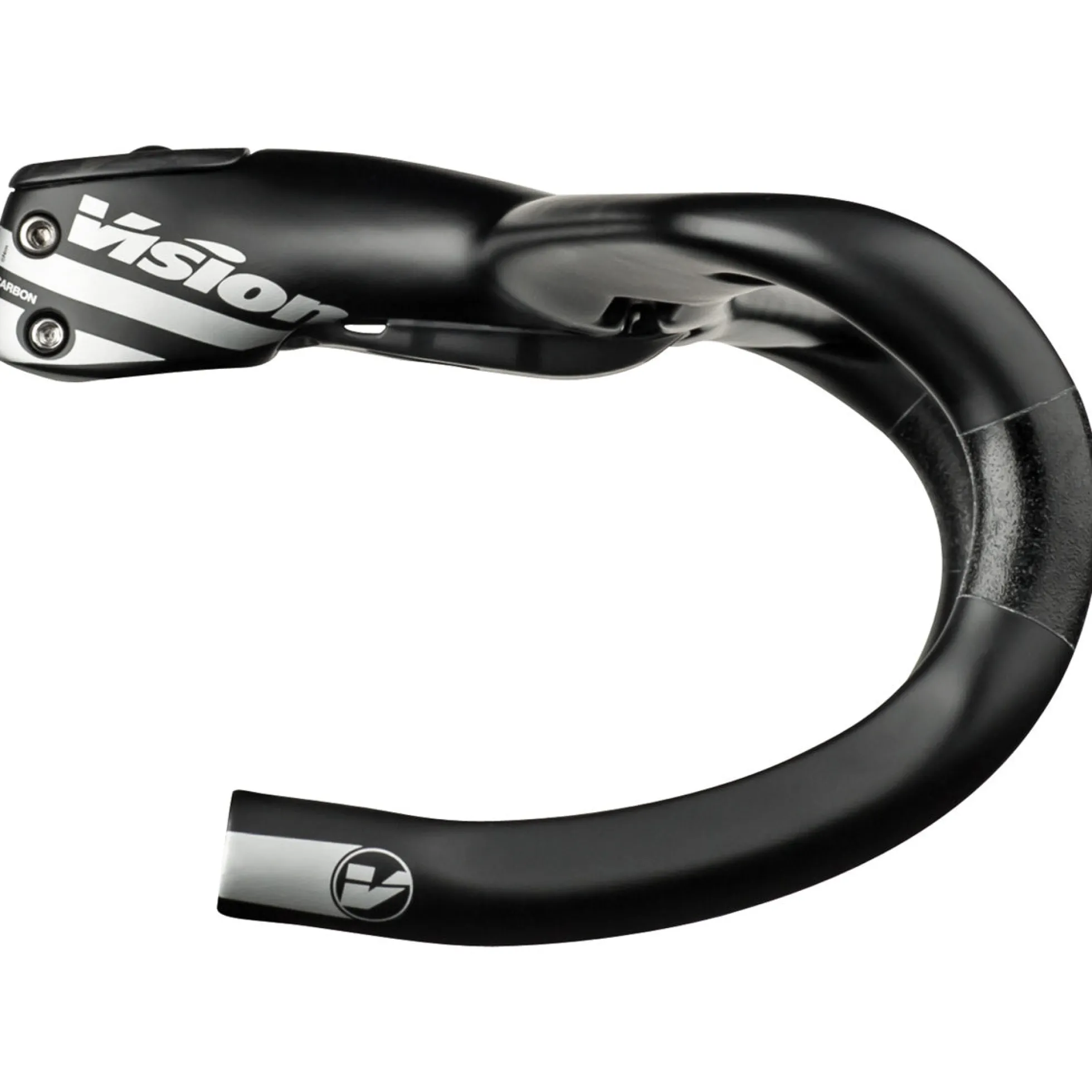 Manubrio integrato Vision Metron 5D 420 mm - Nero grigio