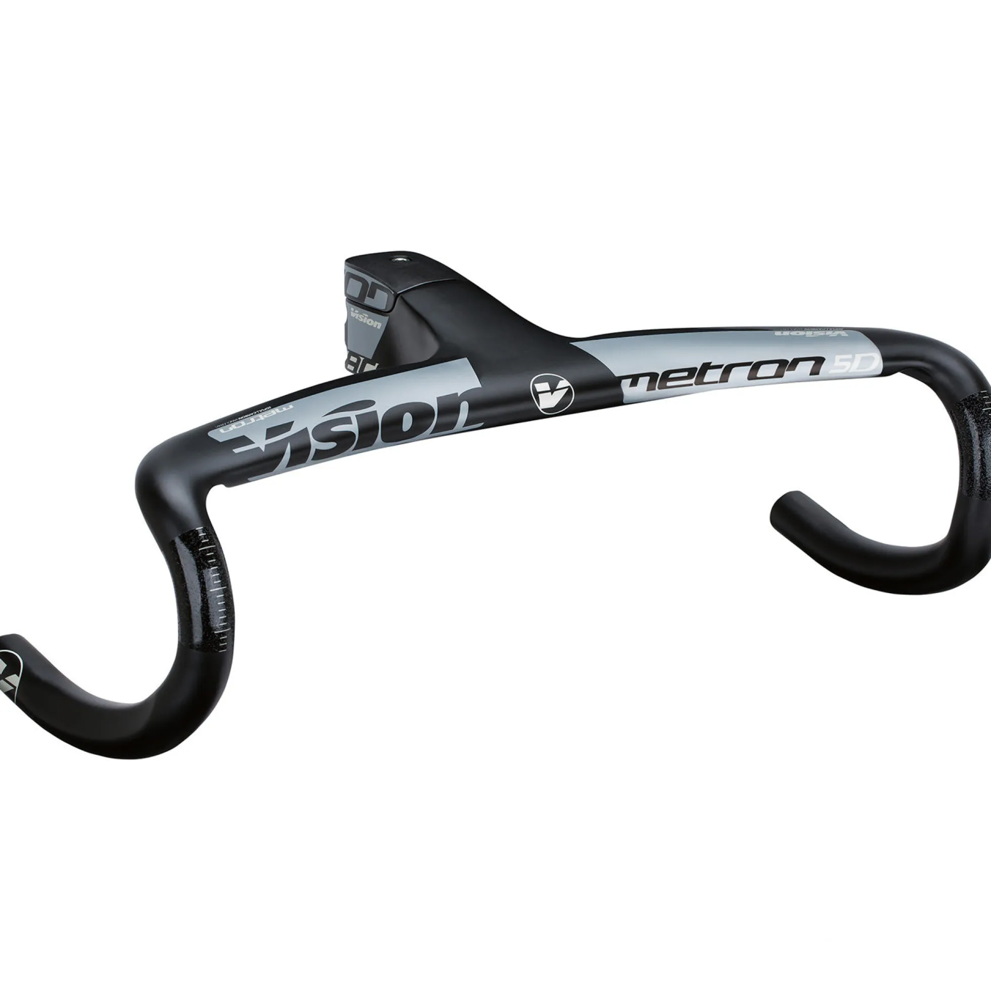 Manubrio integrato Vision Metron 5D ACR 400 mm - Nero grigio