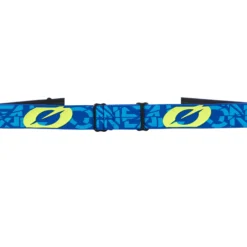 Maschera MTB O'neal B-20 Strain Giallo - Radium blue