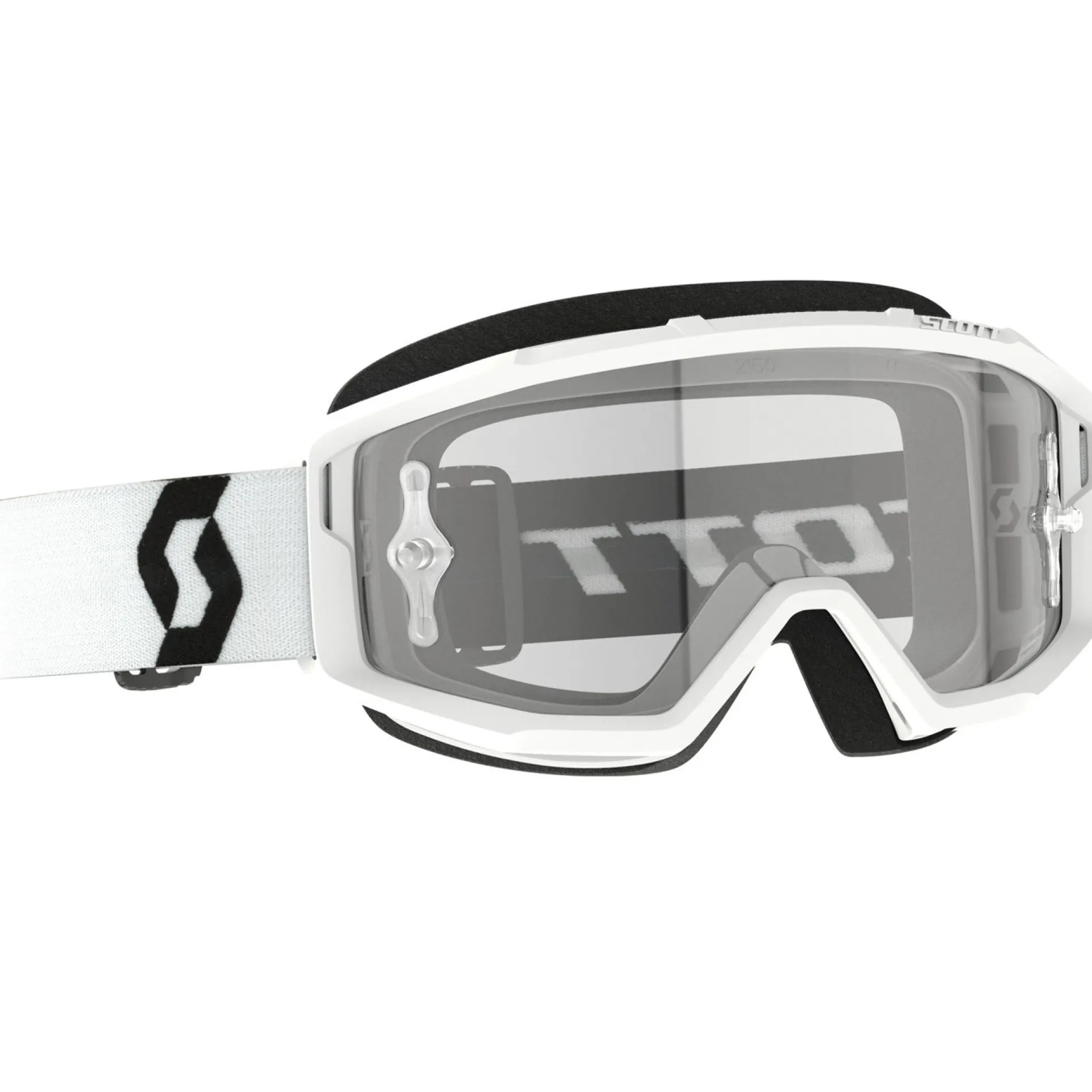 Maschera Scott Primal Clear - Bianco