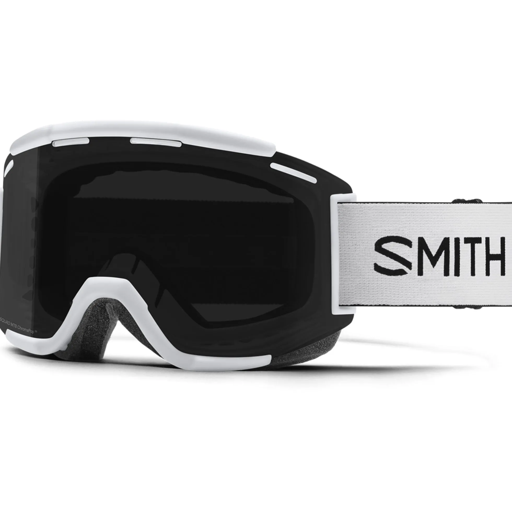 Maschera Smith Squad MTB - White ChromaPop Sun