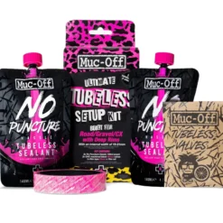 Muc-off Nastro Biadesivo E Mastice|Kit Tubeless E Liquido Sigillante*Ultimate Tubeless Setup Kit - Enduro Dh Trail