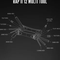 Lezyne Utensili Multifunzione|Manutenzione*Multitool RAP II 12