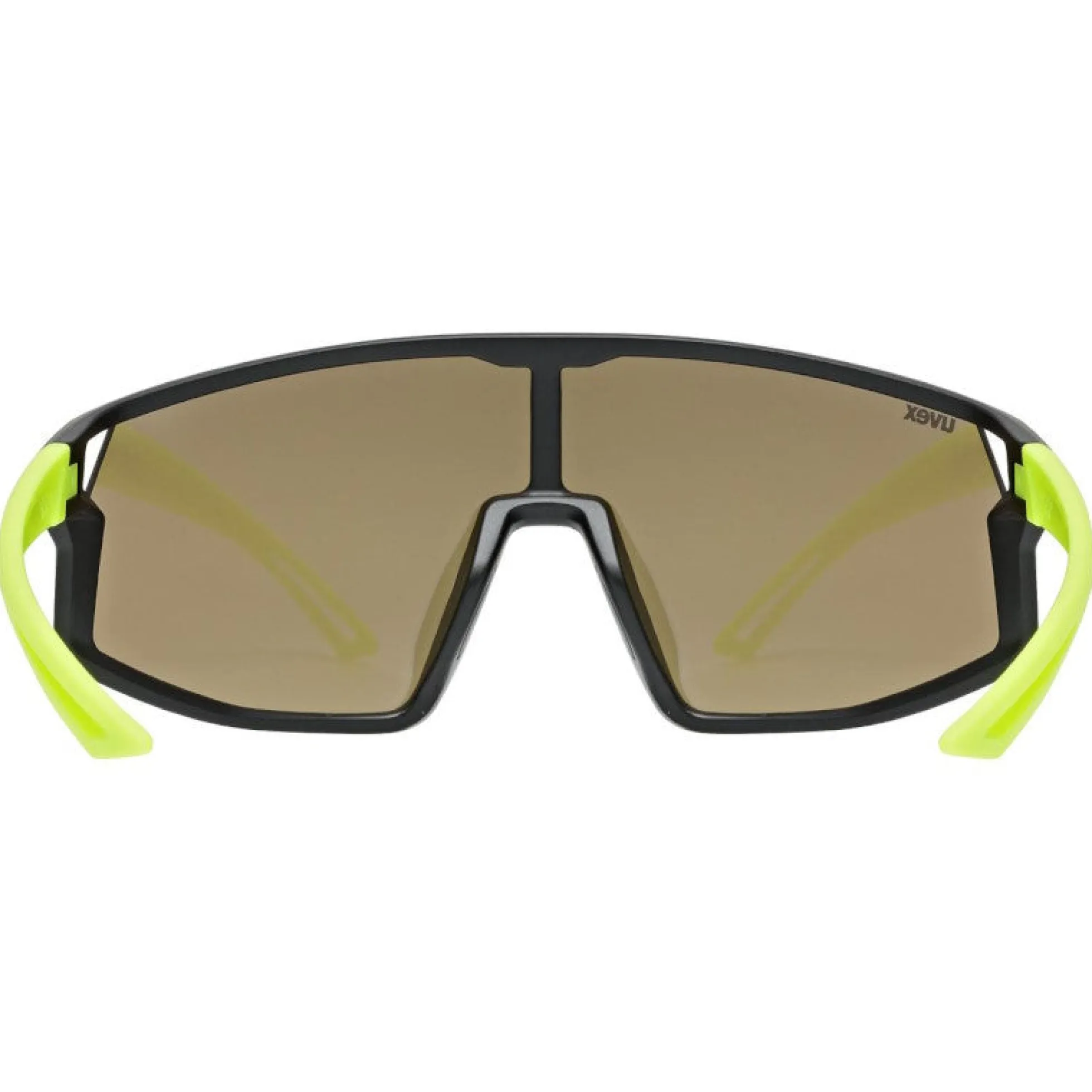 Occhiali Bambino Uvex Skyryse - Black yellow Mirror yellow