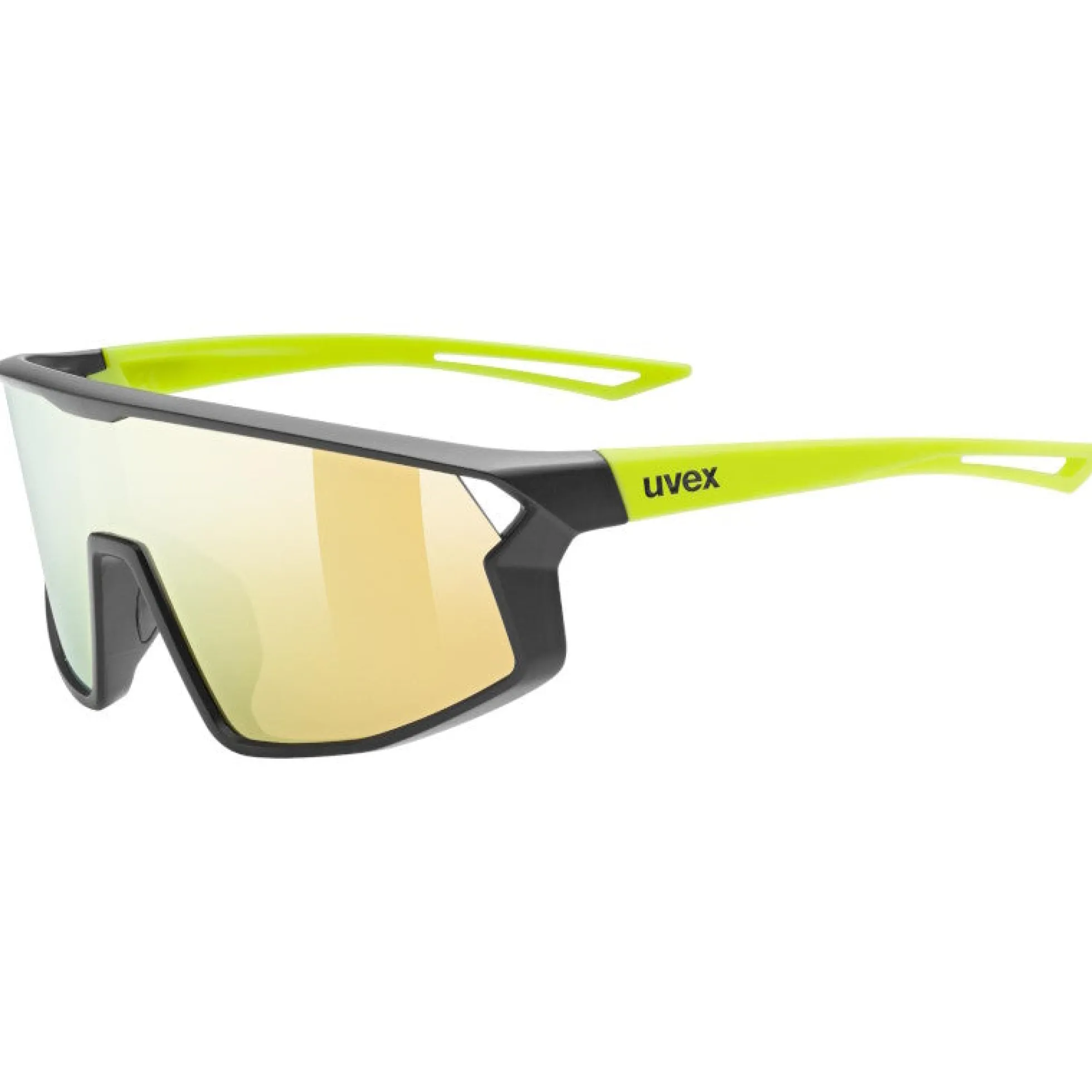 Occhiali Bambino Uvex Skyryse - Black yellow Mirror yellow