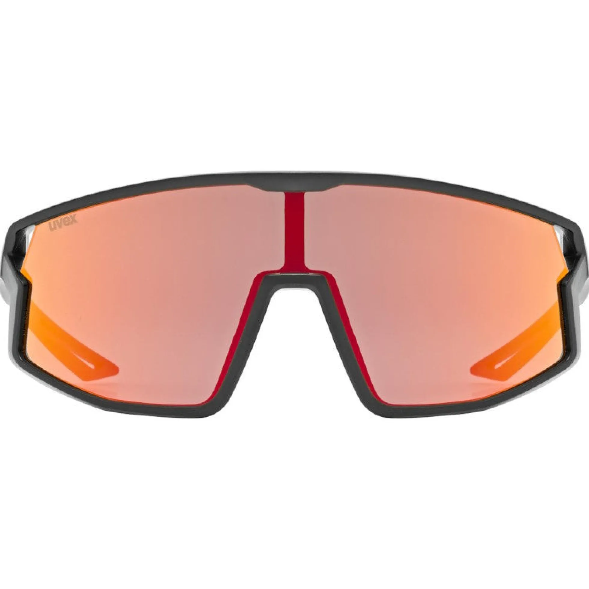 Occhiali Bambino Uvex Skyryse - Black matt Mirror Red