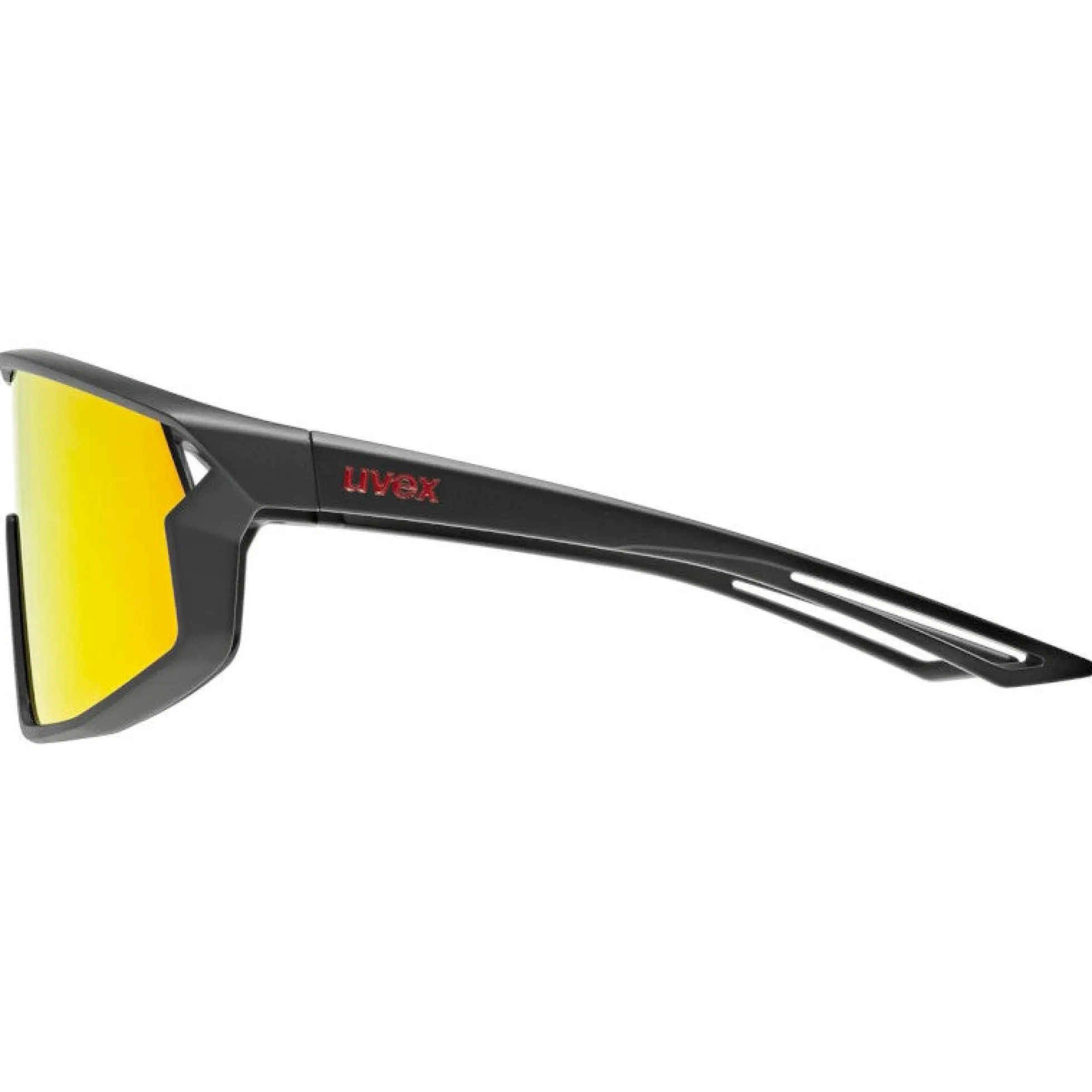 Occhiali Bambino Uvex Skyryse - Black matt Mirror Red