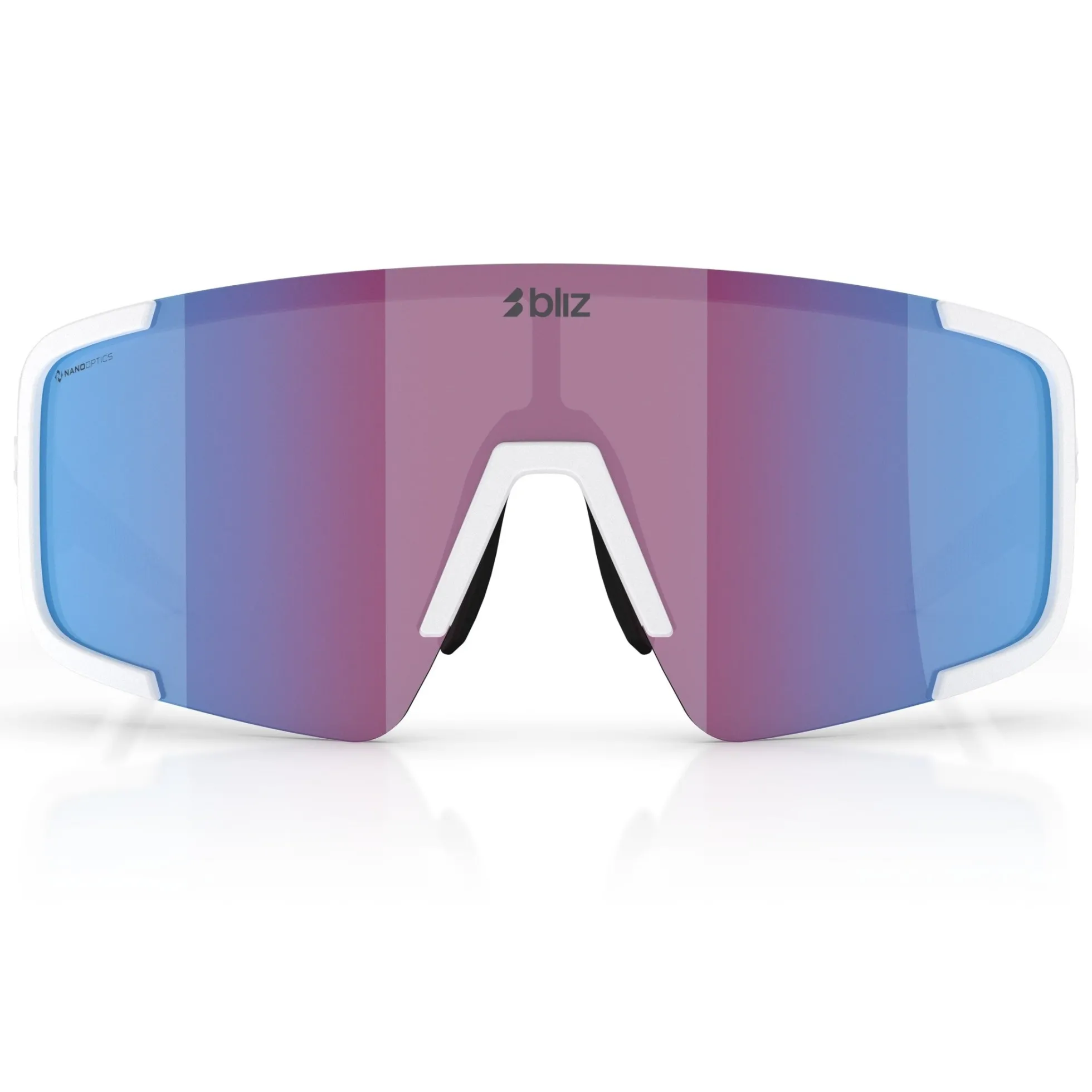 Occhiali Bliz P003 Small - Matte White Rose-Violet Mirror
