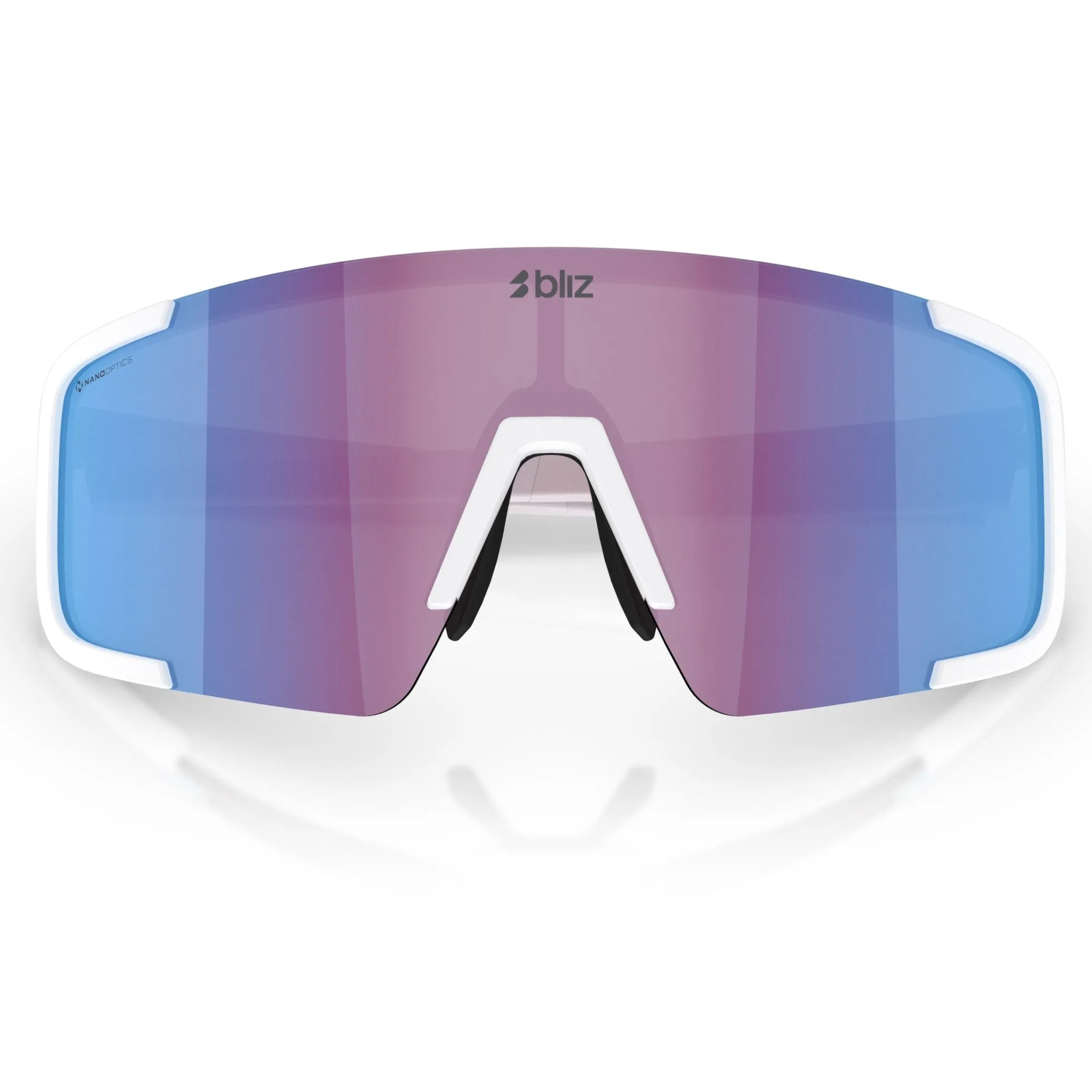 Occhiali Bliz P003 Small - Matte White Rose-Violet Mirror