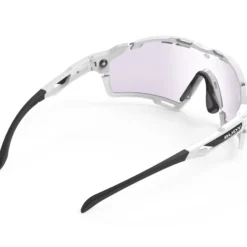Occhiali Rudy Project Cutline - White Gloss - ImpactX Laser Purple