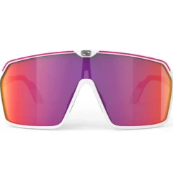 Occhiali Rudy Project Spinshield - White Pink Fluo Multilaser Red