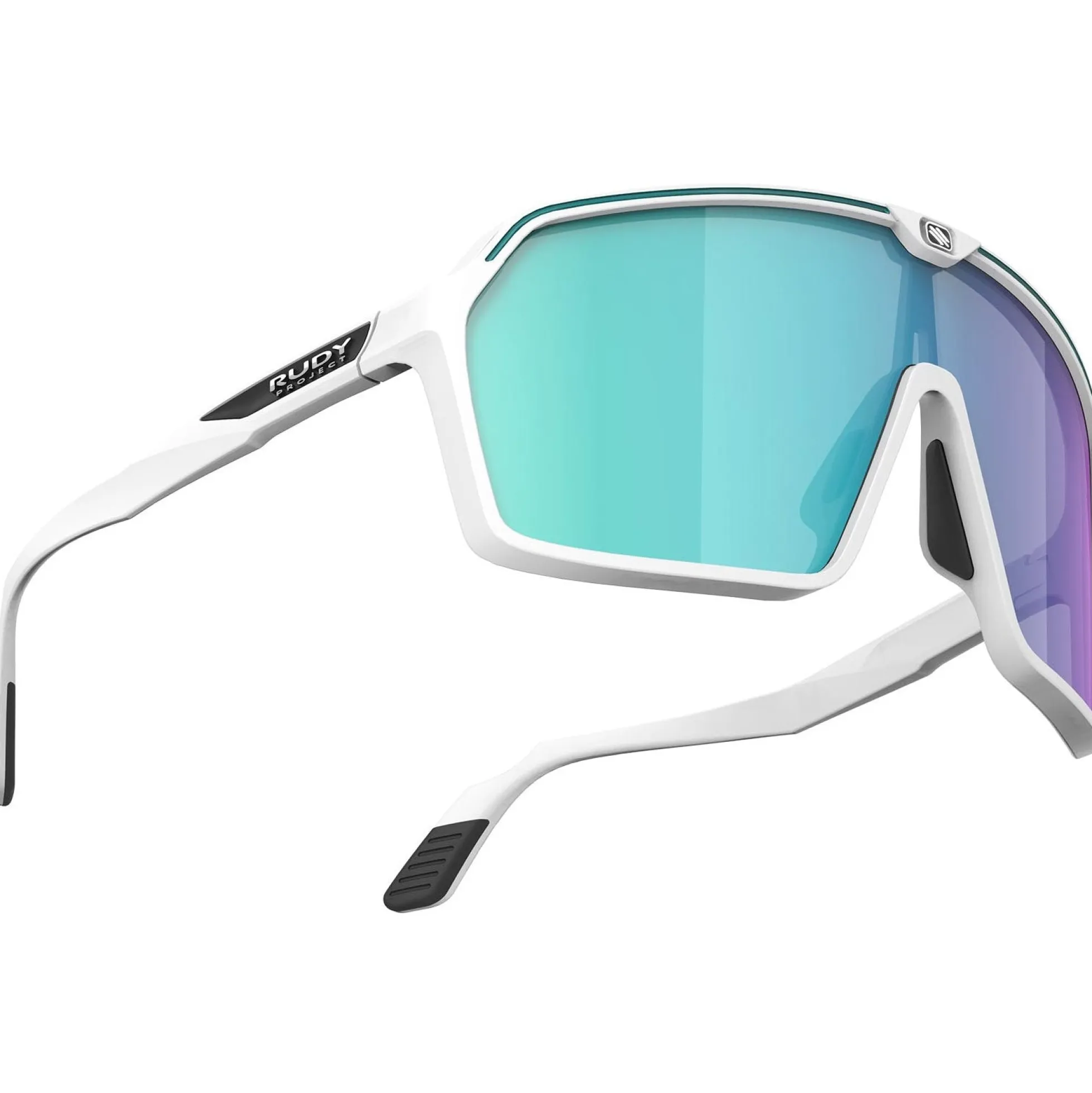 Occhiali Rudy Project Spinshield - White Matte Racing green