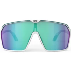 Occhiali Rudy Project Spinshield - White Matte Racing green