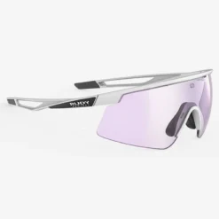 Occhiali Rudy Project Turbolence - White Matte Ash ImpactX2 Laser Purple