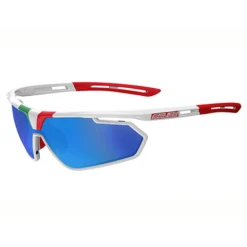 Occhiali Salice 018 Ita RWP - Bianco RW Polar Idro Blu