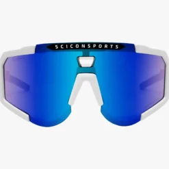 Occhiali Scicon Aeroscope - Bianco Multimirror blu