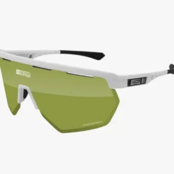 Occhiali Scicon Aerowing - Bianco trail verde