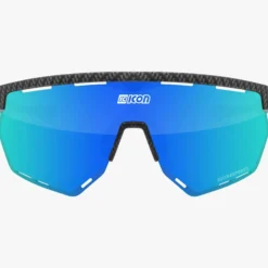Occhiali Scicon Aerowing - Carbonio opaco multimirror blu