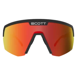Occhiali Scott Sport Shield - Black Amp Red Chrome