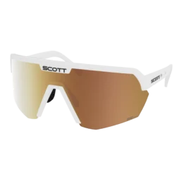 Occhiali Scott Sport Shield - White Amp Light Sensitive Gold Chrome