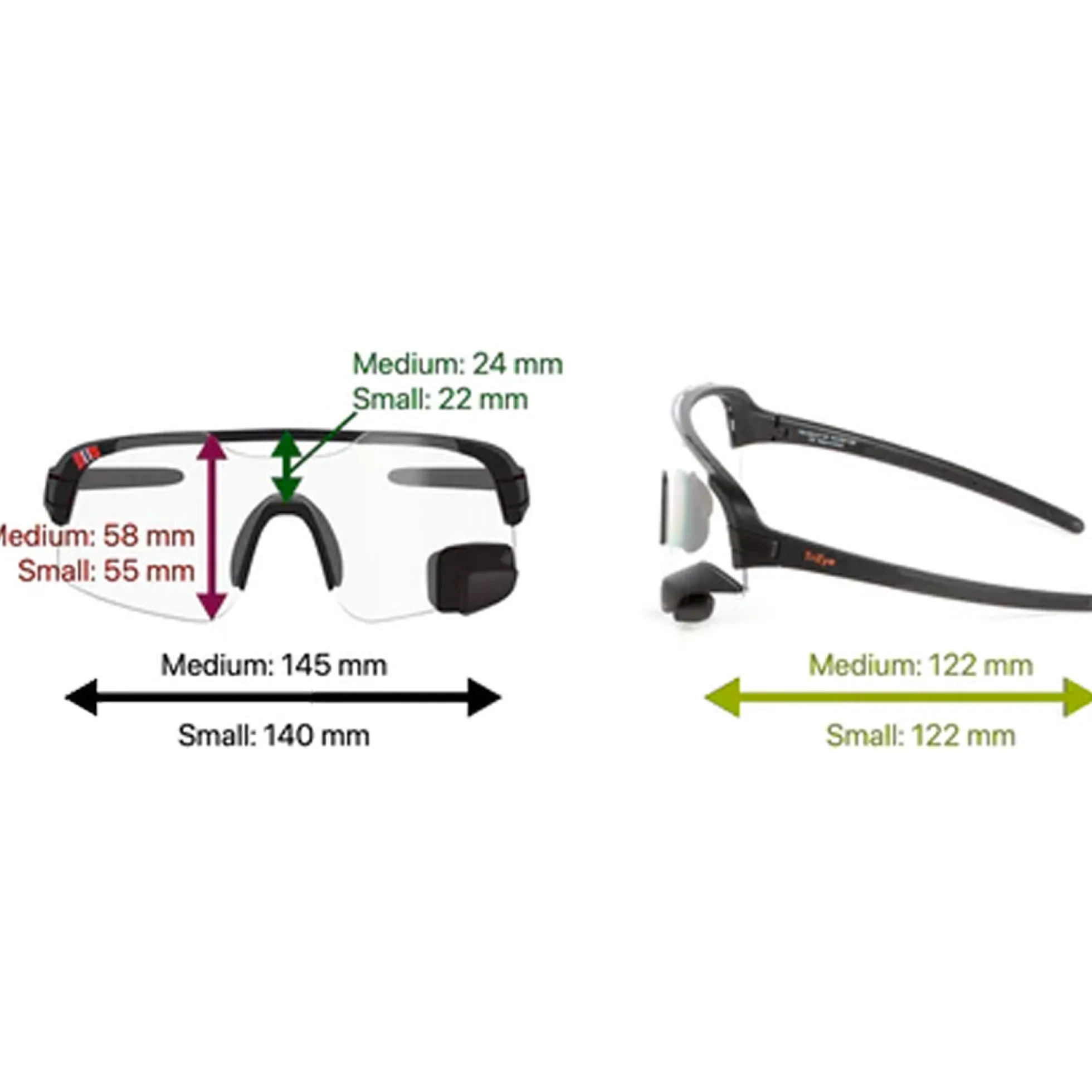 Occhiali Trieye View Air Revo Max Medium - Nero