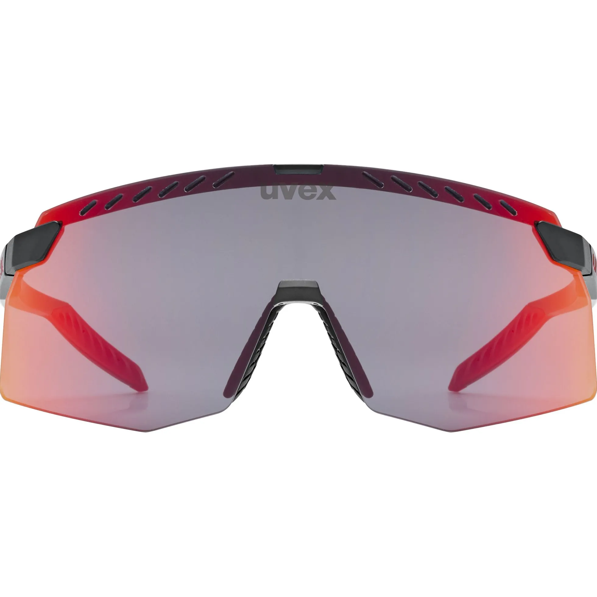 Occhiali Uvex Pace Stage - Black Matte Mirror Red