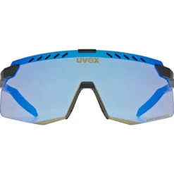 Occhiali Uvex Pace Stage S CV - Black Matt Mirror blue