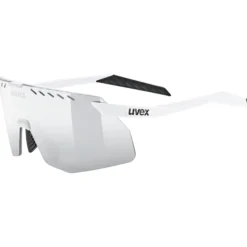 Occhiali Uvex Pace Stage S - White Matt Mirror Silver
