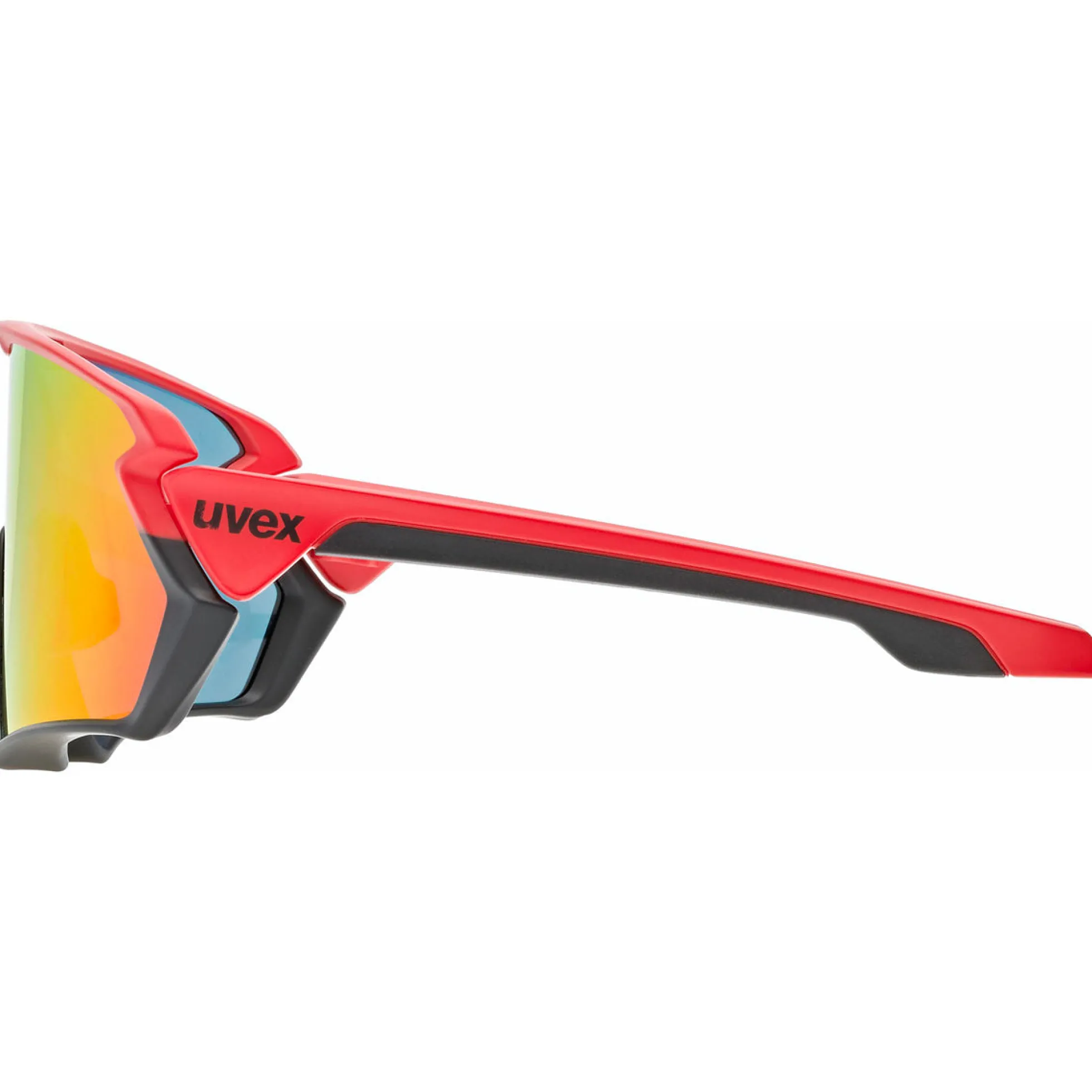 Occhiali Uvex Sportstyle 231 - Nero rosso Mirror red