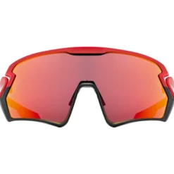 Occhiali Uvex Sportstyle 231 - Nero rosso Mirror red