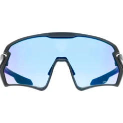 Occhiali Uvex Sportstyle 231 V - Black mat Variomatic blue