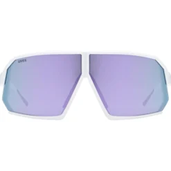 Occhiali Uvex sportstyle 237 - White matt mirror lavender
