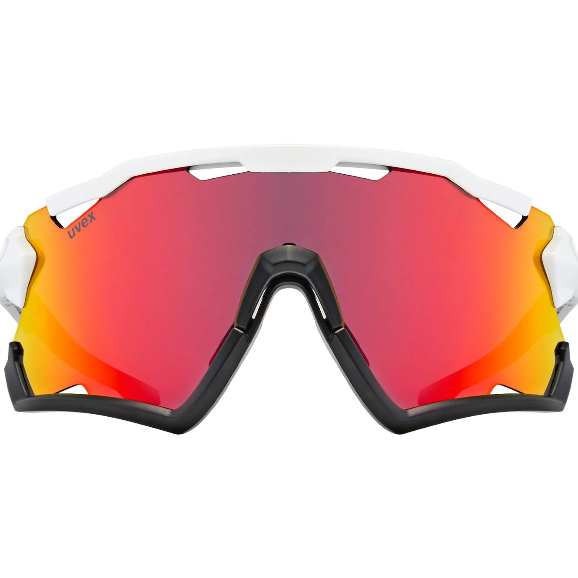 Occhiali Uvex Sportstyle 228 - White black mirror red