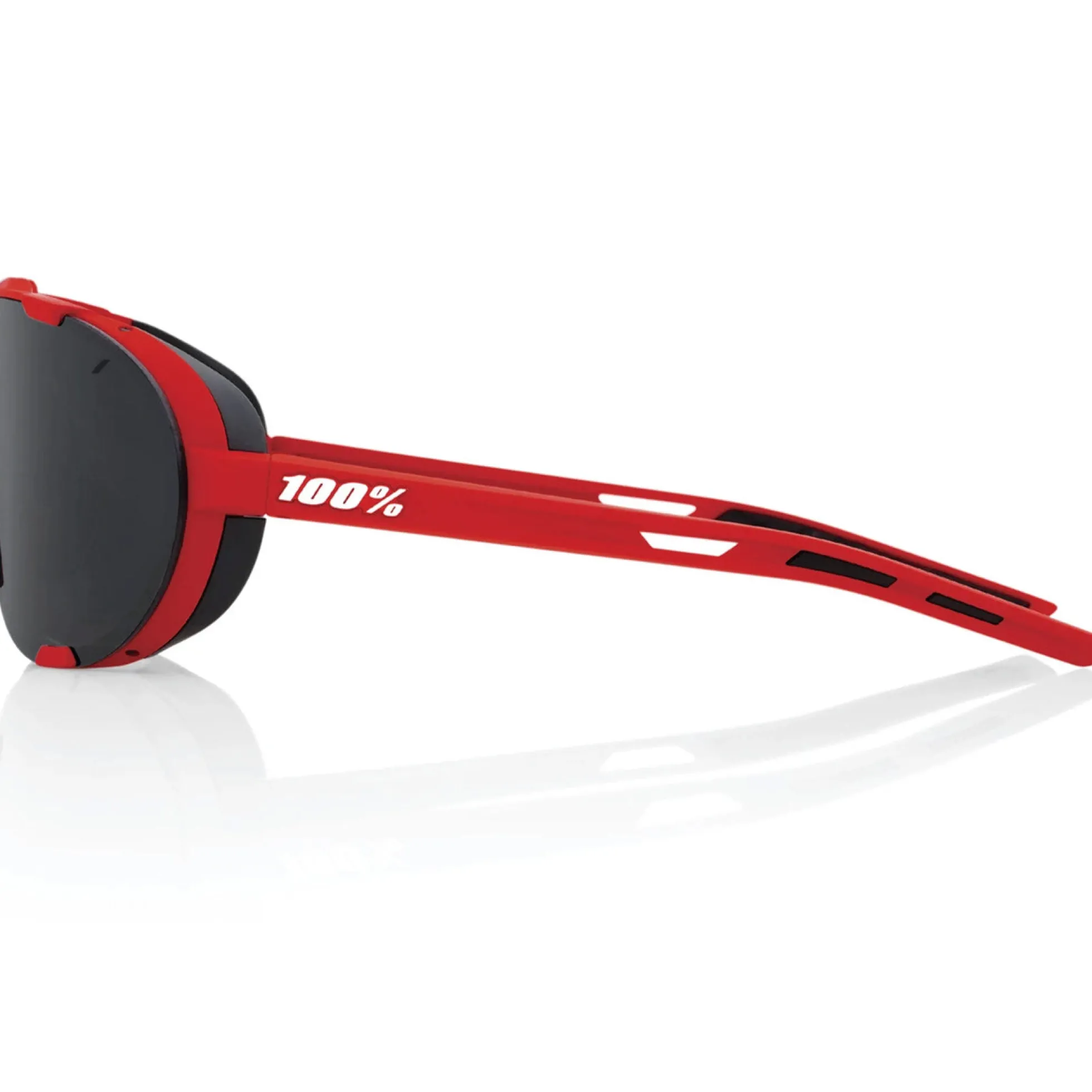 Occhiali 100% Westcraft - Soft Tact Red Black Mirror