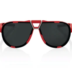 Occhiali 100% Westcraft - Soft Tact Red Black Mirror
