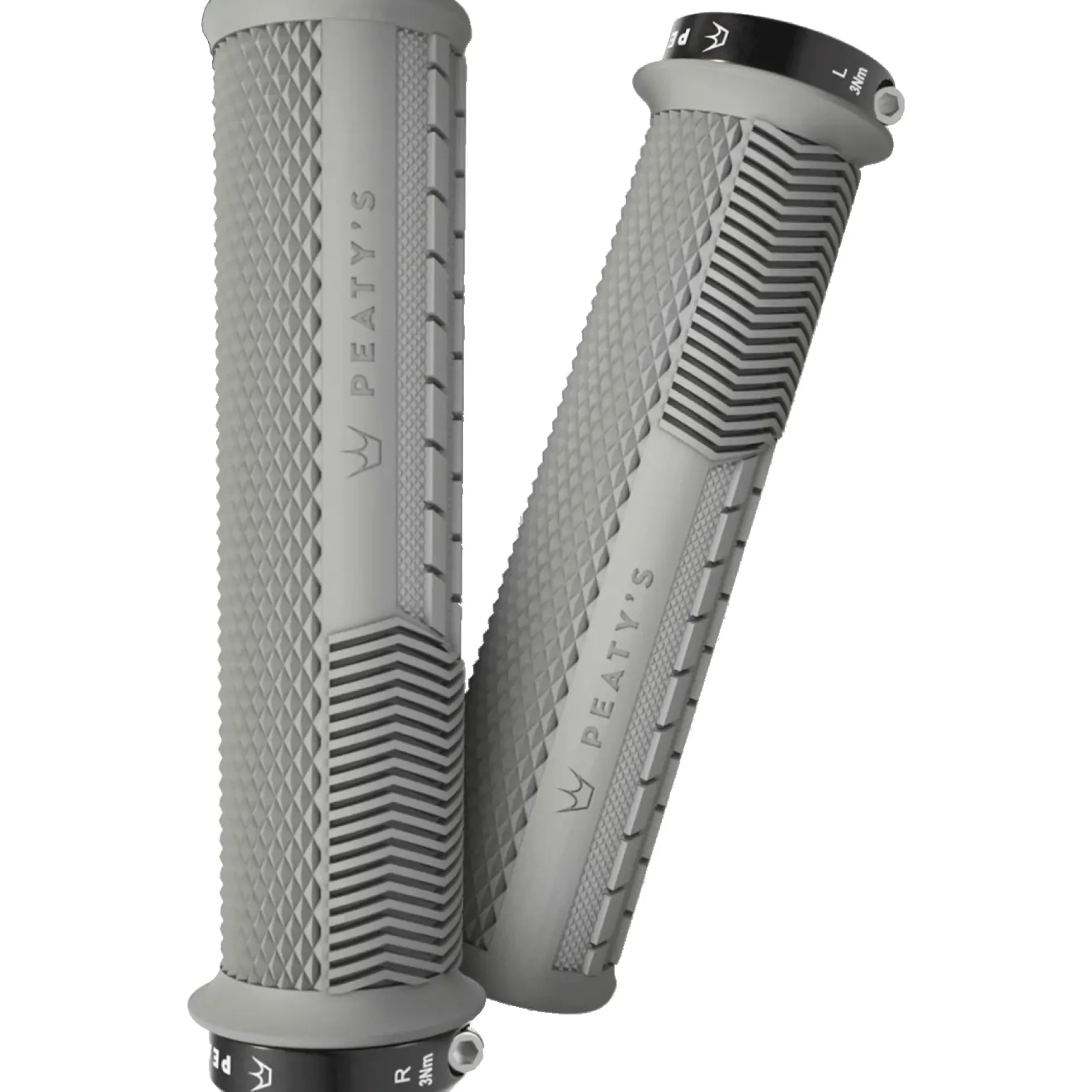 Peaty’s Manopole Monarch Knurl Thin - Grigio