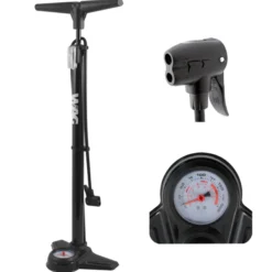 Wag Bike Pompe Da Terra|Manutenzione*Pompa da terra Wag Basic plus - Nero