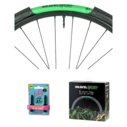 PTN Pepi's Tire Noodle Kit Tubeless E Liquido Sigillante|Manutenzione*Ptn (Kit) Gravel XS 700x40-47 + Valvole 60mm