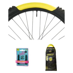 PTN Pepi's Tire Noodle Kit Tubeless E Liquido Sigillante|Manutenzione*Ptn (Kit) Super Rokklie M Mullet 27,5/29x2,35-2,50" + Valvole 47mm