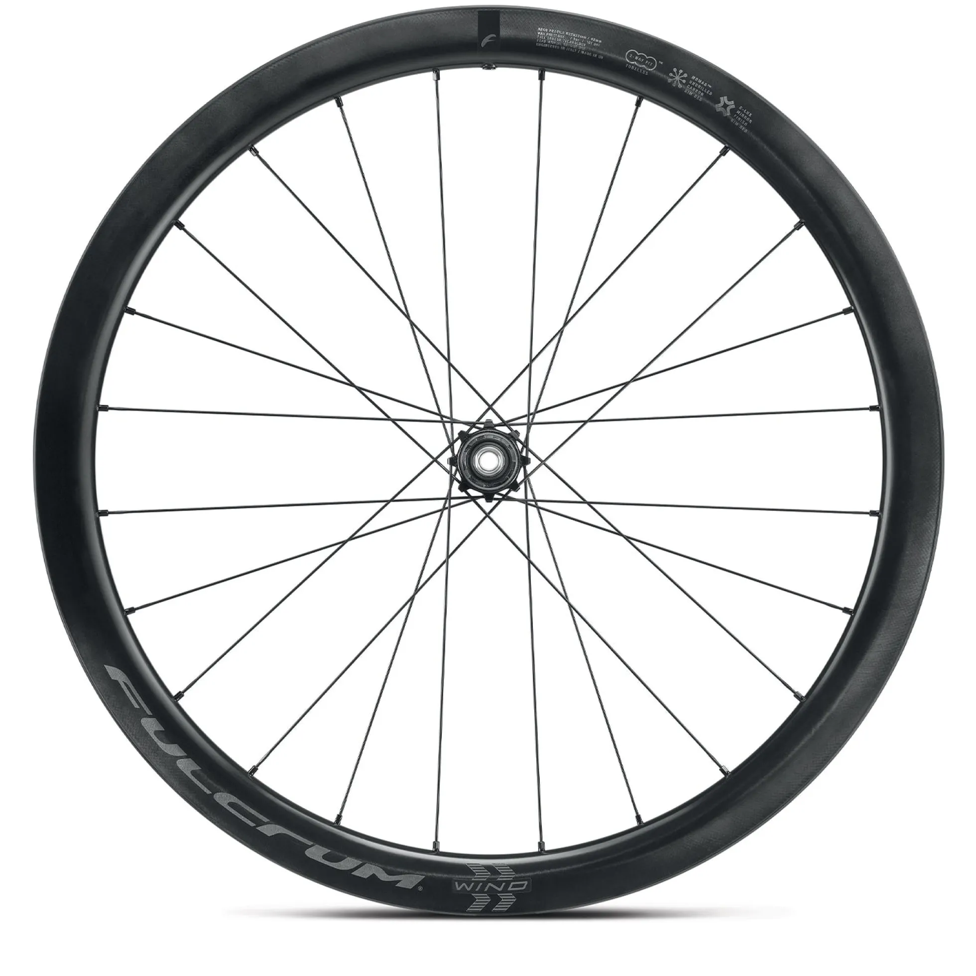 Ruote Fulcrum Wind 42 DB disc - Nero