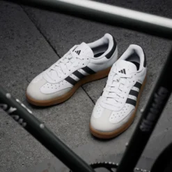 Scarpe Adidas Velosamba Leather - Bianco nero