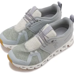 Scarpe donna On Cloud 5 Terry - Grigio bianco